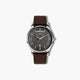 Reloj Jacques Lemans London 1-2193D cronógrafo piel marrón esfera gris