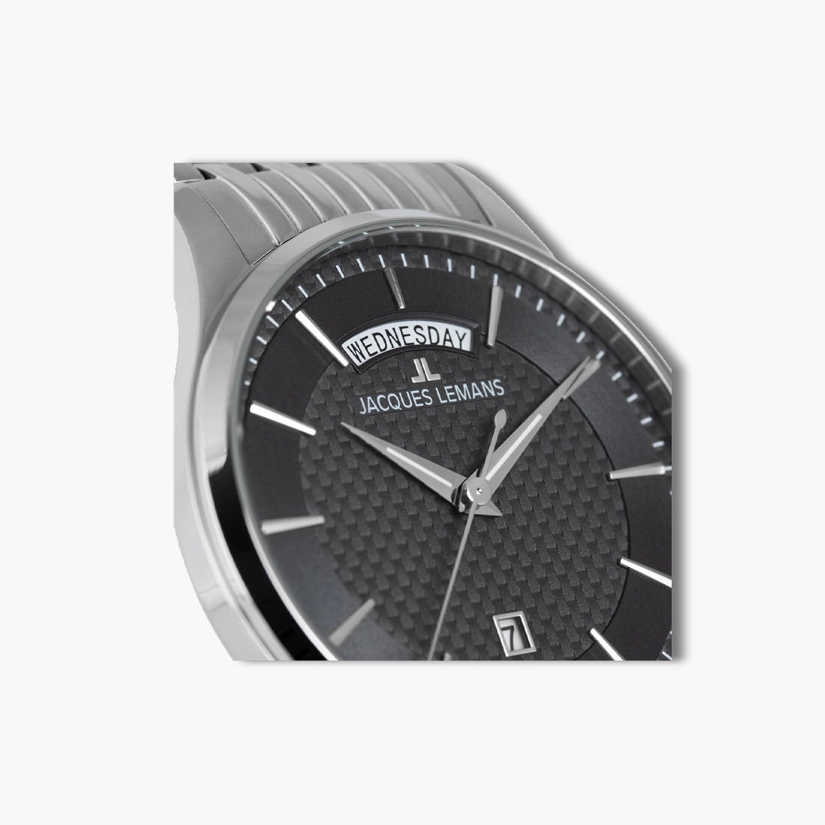 Reloj Jacques Lemans London 1-2193F acero esfera negra