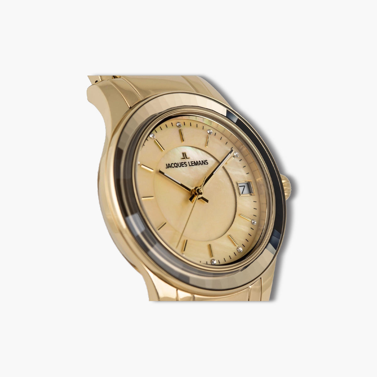 Reloj Jacques Lemans Venice 1-2194G acero dorado circonita