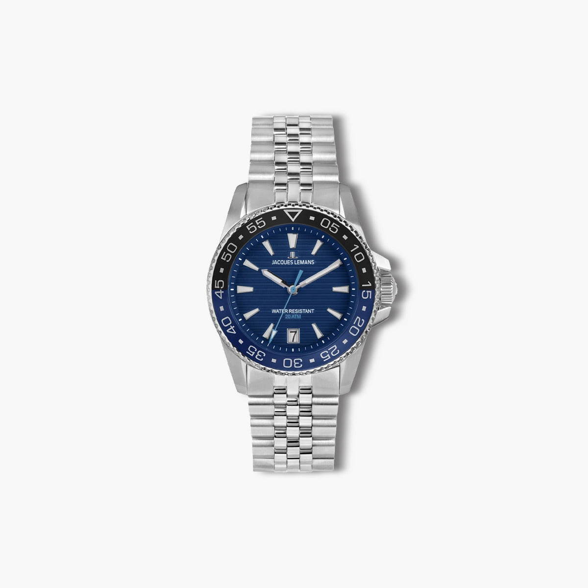 Reloj Jacques Lemans Liverpool 1-2205I acero esfera azul