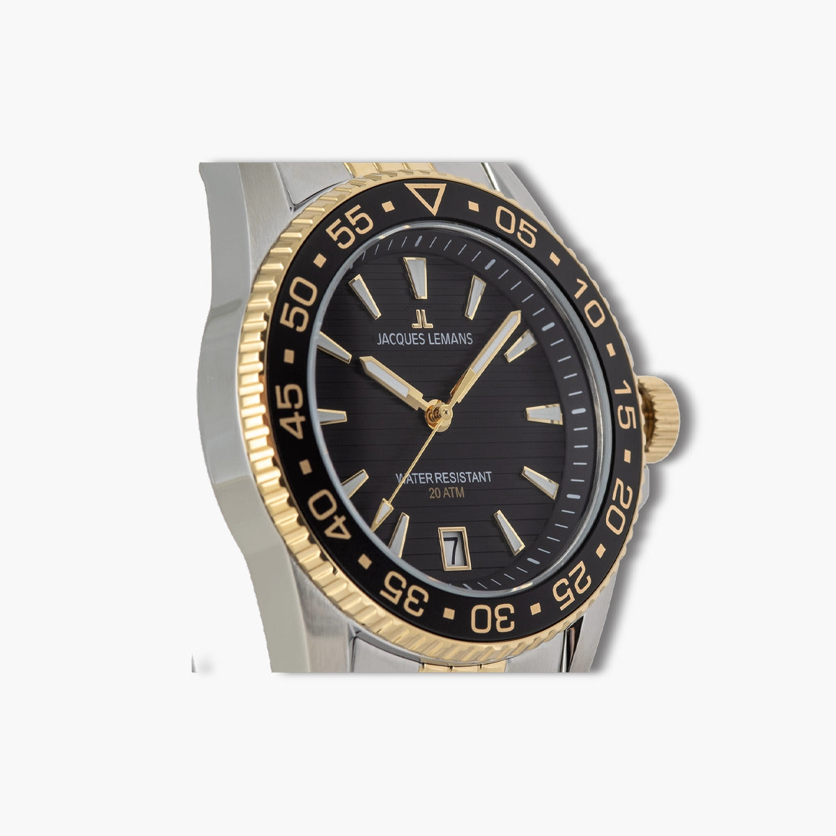 Reloj Jacques Lemans Liverpool 1-2205N acero bicolor esfera negra