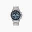 Reloj Jacques Lemans Liverpool 1-2207B cronógrafo acero esfera negra y azul