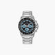 Reloj Jacques Lemans Liverpool 1-2207B cronógrafo acero esfera negra y azul