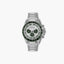 Reloj Jacques Lemans Liverpool 1-2207E cronógrafo acero esfera blanca y verde