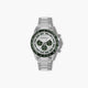 Reloj Jacques Lemans Liverpool 1-2207E cronógrafo acero esfera blanca y verde