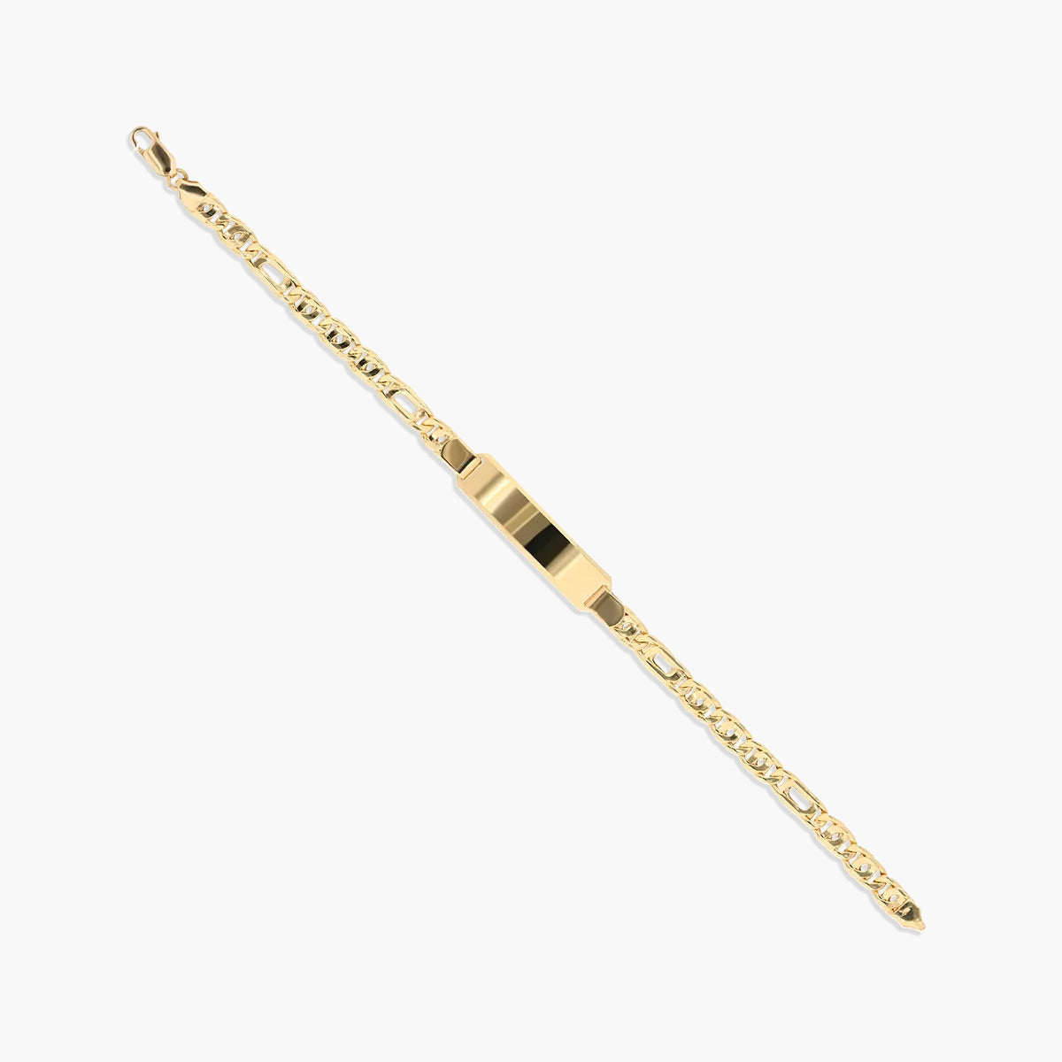 Pulsera esclava de oro 18K con cadena perdiz 21 cm