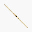 Pulsera esclava de oro 18K con cadena perdiz 21 cm