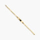 Pulsera esclava de oro 18K con cadena perdiz 21 cm