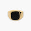Sello hombre de oro 18K ónix