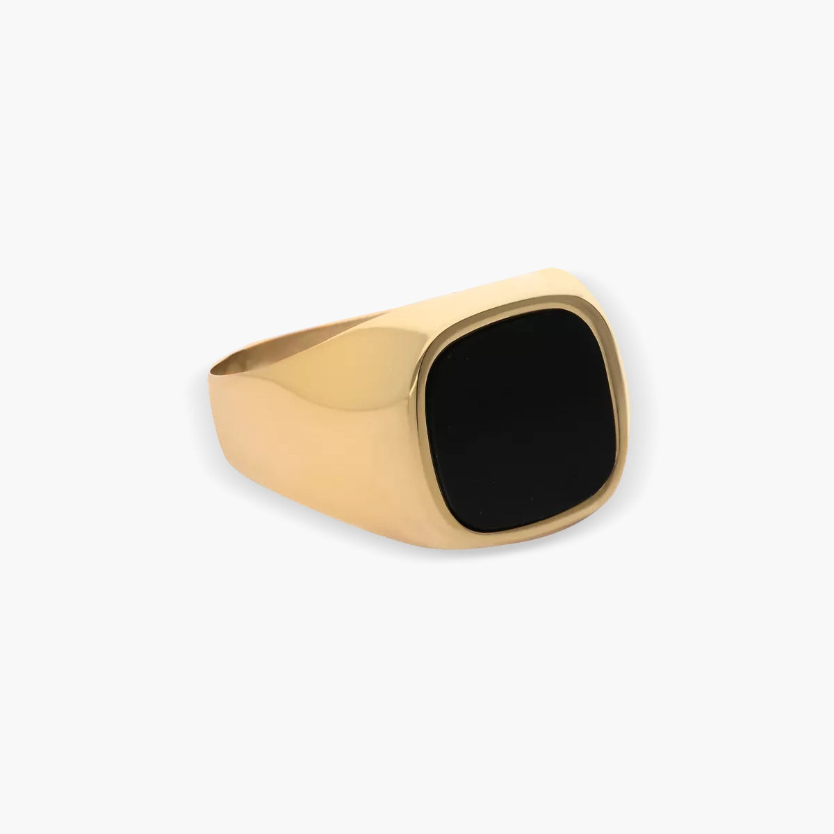 Sello hombre de oro 18K ónix