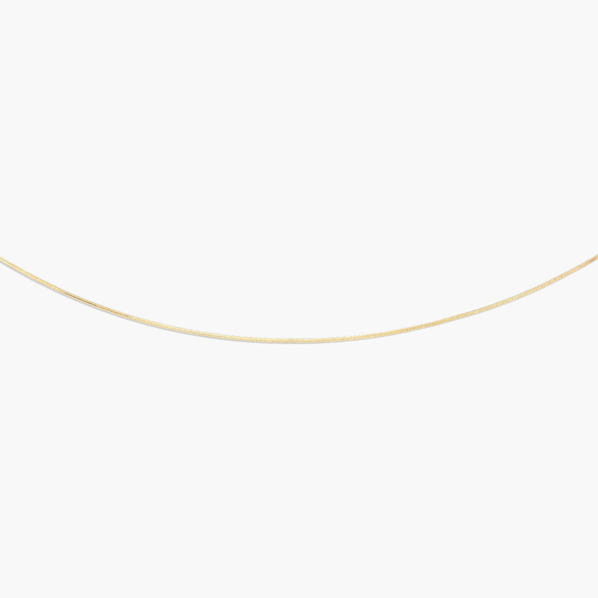 Gargantilla de oro 18K 45 cm cola de topo