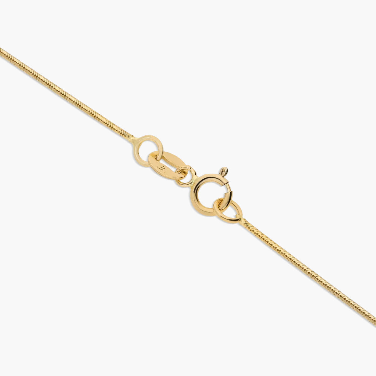 Gargantilla de oro 18K 45 cm cola de topo
