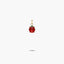 Colgante mariquita de oro 18K 8 mm