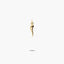 Colgante cuerno de oro 18K 16 mm