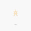 Colgante de oro 18K Piscis MY SIGN