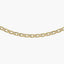 Gargantilla de oro 18K 45 cm malla perdiz