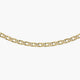Gargantilla de oro 18K 45 cm malla perdiz