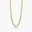 Gargantilla de oro 18K 45 cm malla perdiz