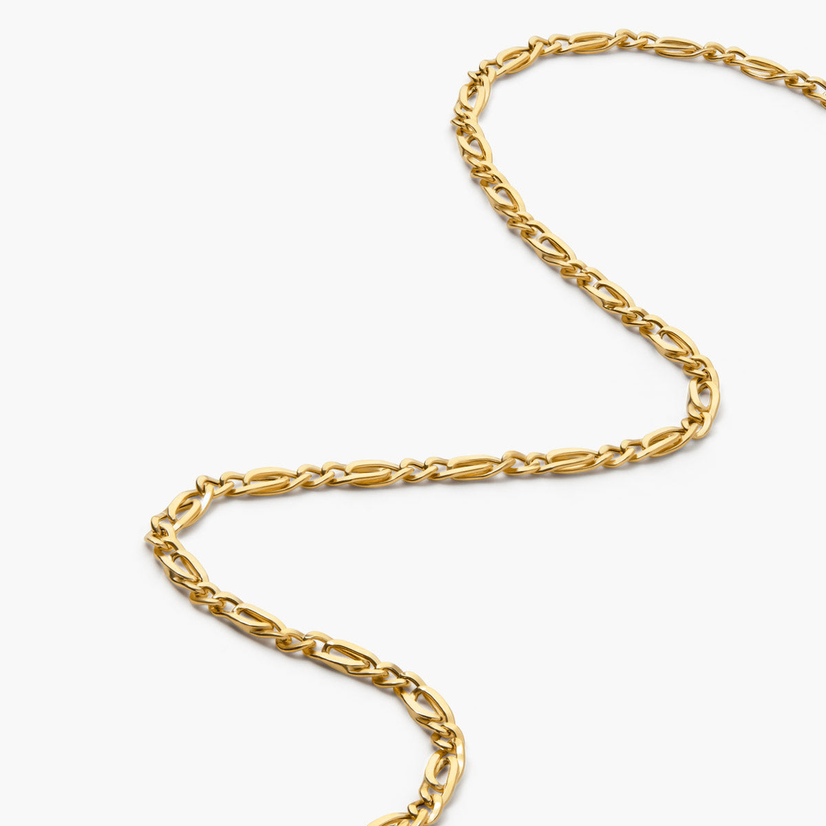 Gargantilla de oro 18K 45 cm malla perdiz