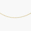 Gargantilla de oro 18K 45 cm malla tigre