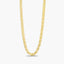 Gargantilla de oro 18K 45 cm malla tigre