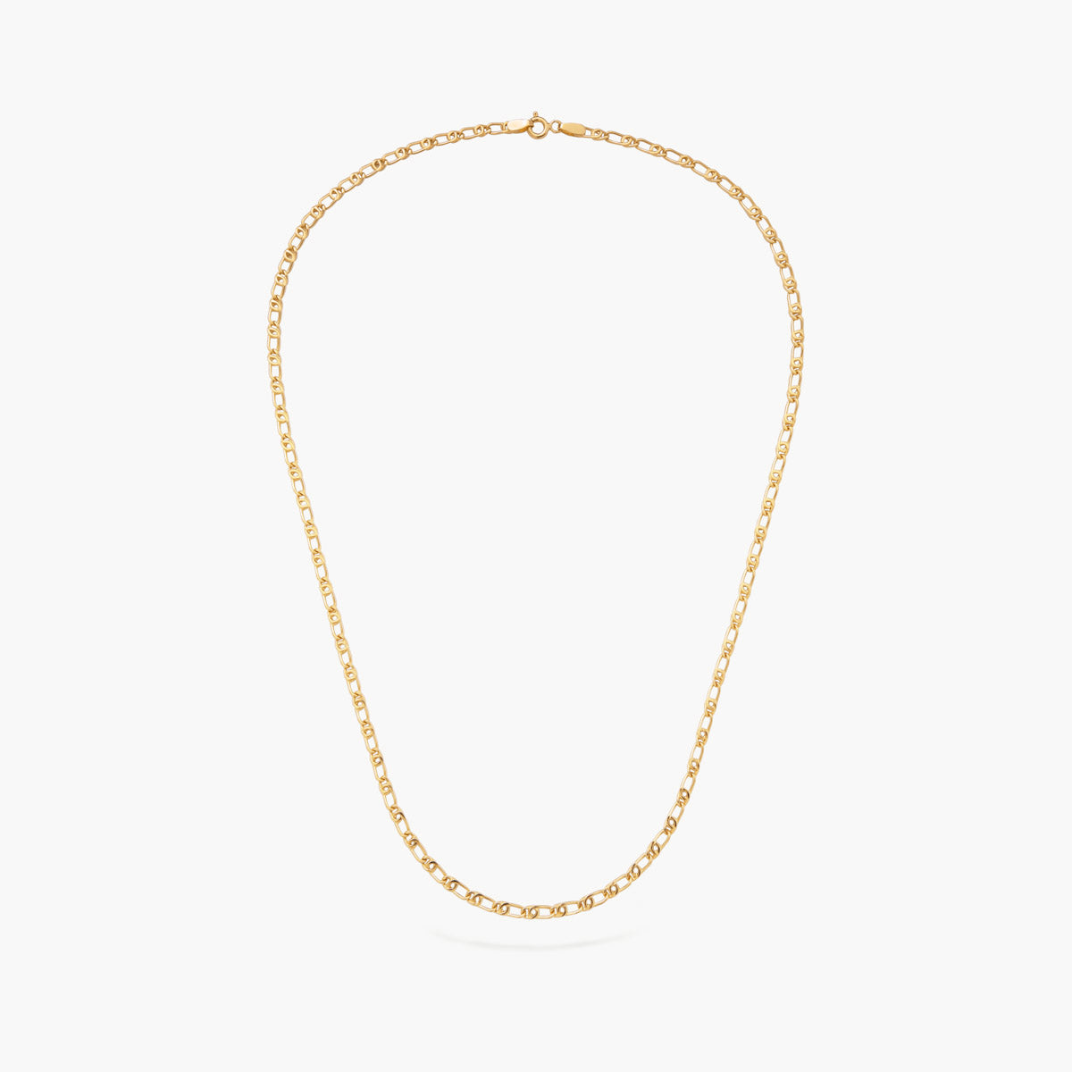 Gargantilla de oro 18K 45 cm malla perdiz
