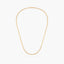 Gargantilla de oro 18K 45 cm malla perdiz