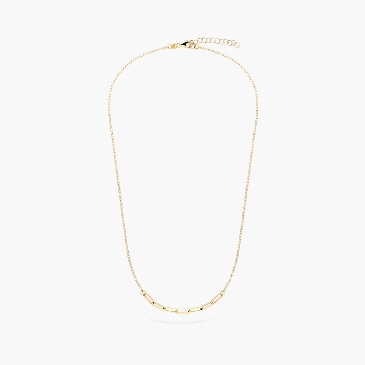 Gargantilla de oro 18K 42-45 cm anillas
