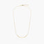 Gargantilla de oro 18K 42-45 cm anillas
