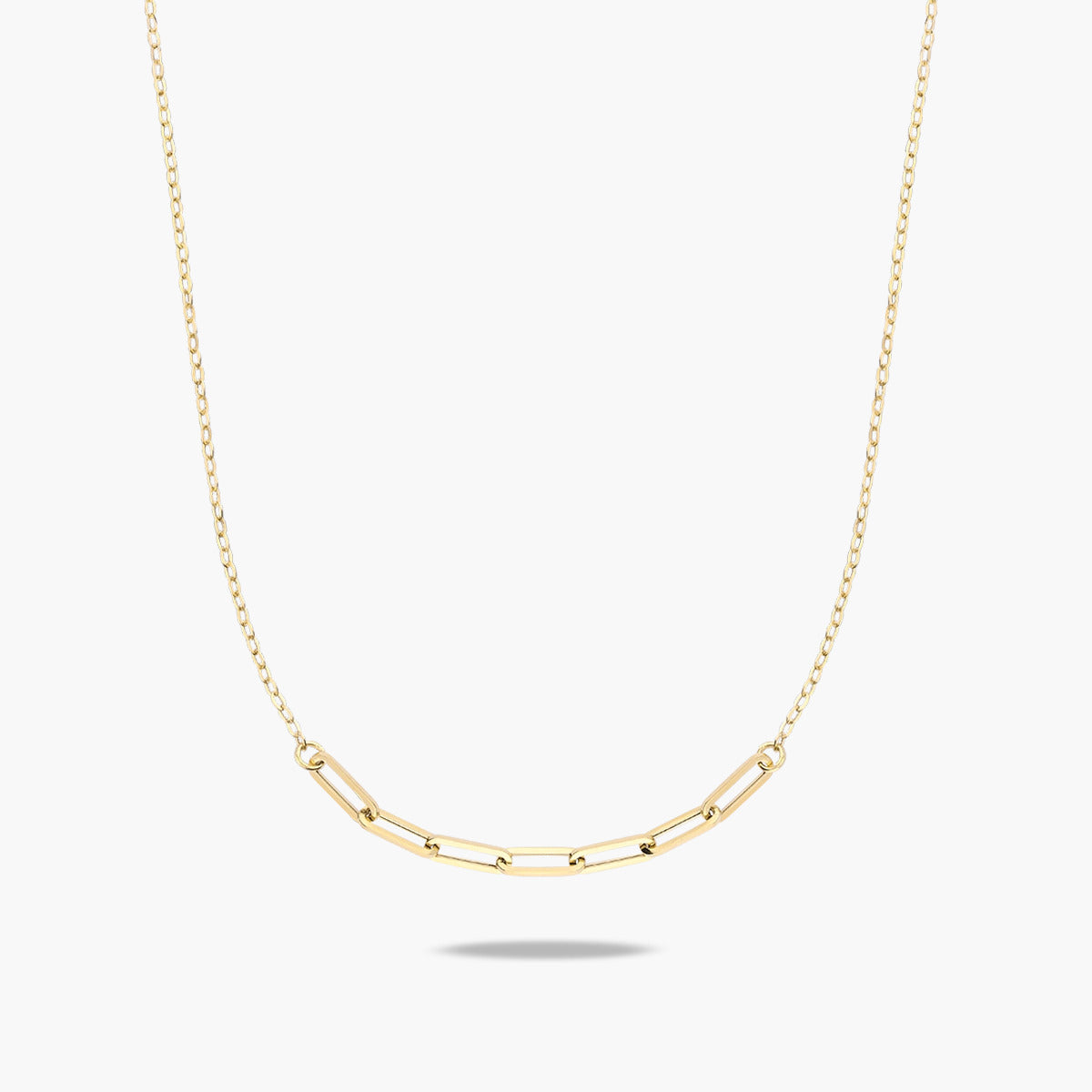 Gargantilla de oro 18K 42-45 cm anillas