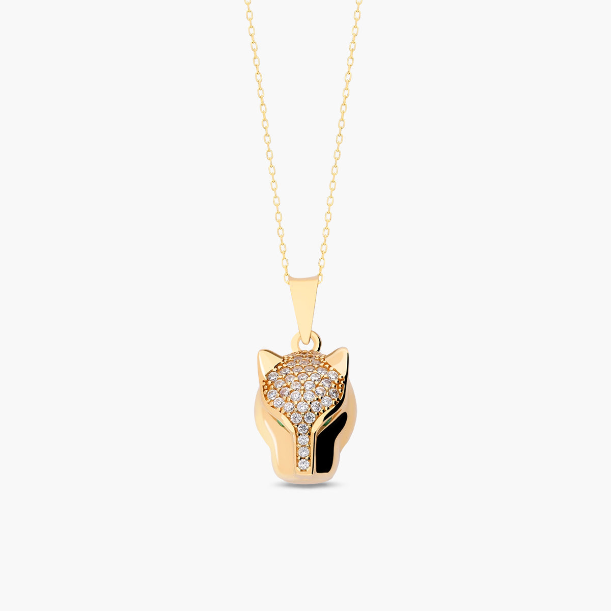 Collar de oro 18K 13 mm LEOPARD