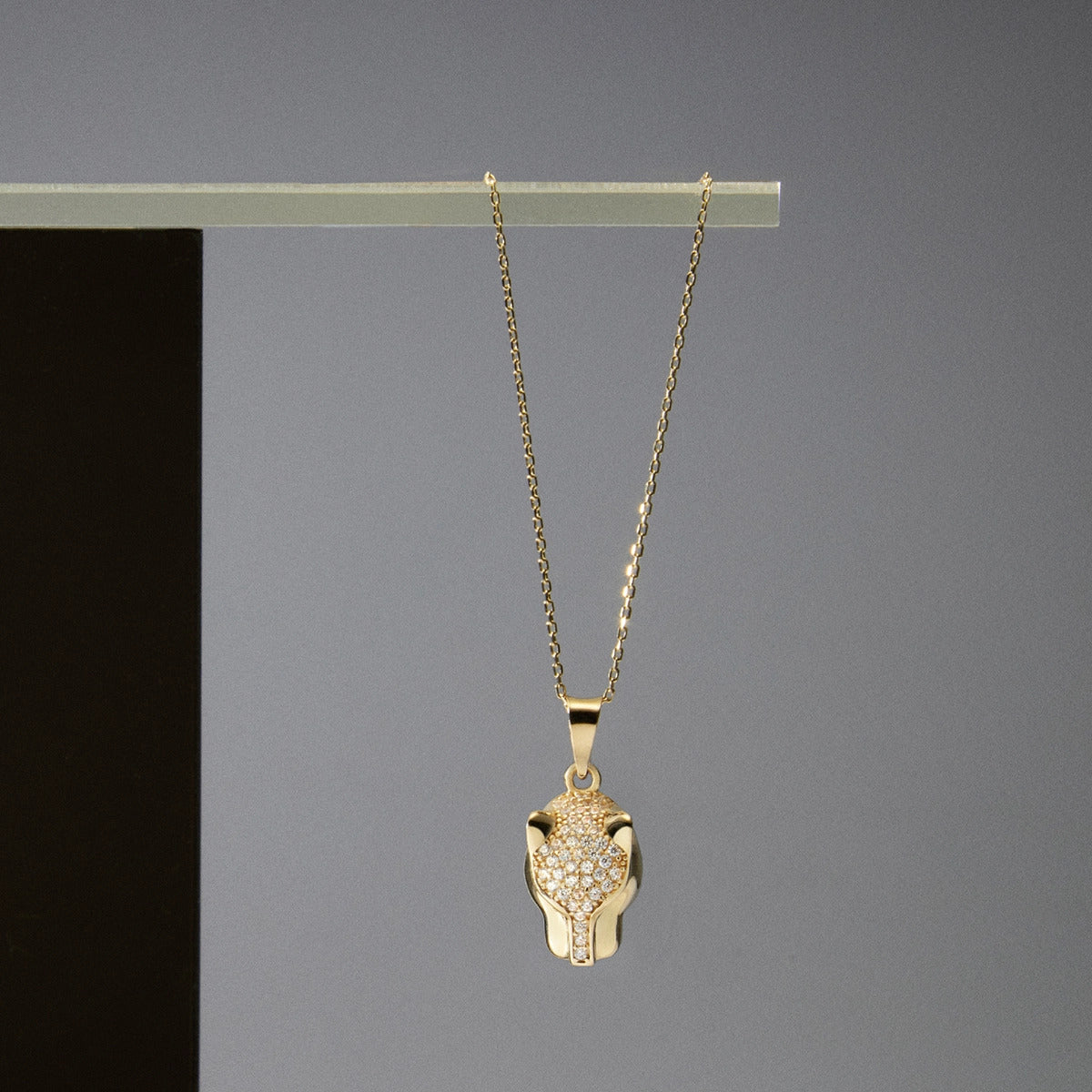 Collar de oro 18K 13 mm LEOPARD