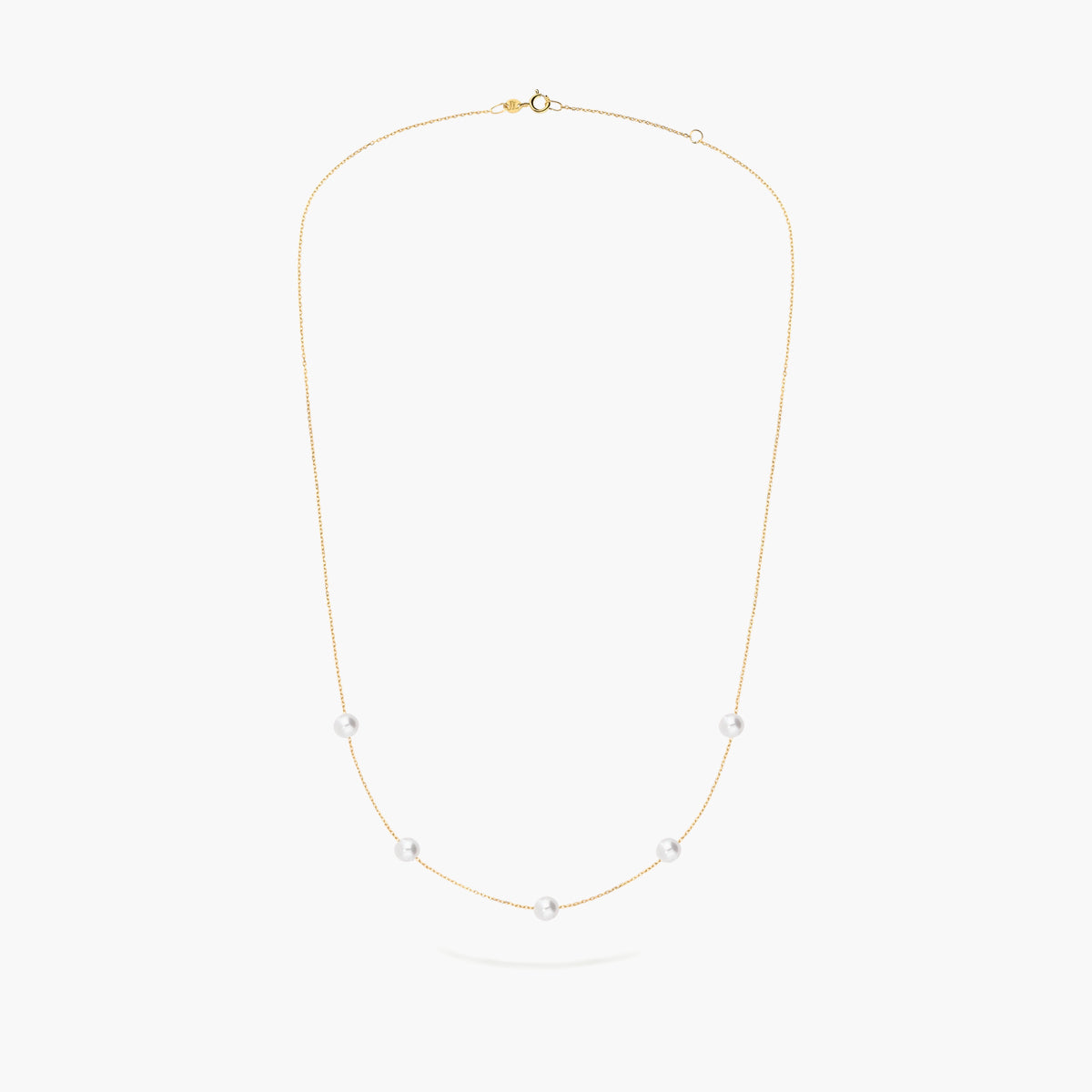 Collar de oro 18K perlas 42-45 cm
