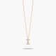 Collar de oro 18K circonitas I ABECEDARY