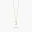 Collar de oro 18K circonitas J ABECEDARY