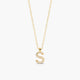 Collar de oro 18K circonitas S ABECEDARY