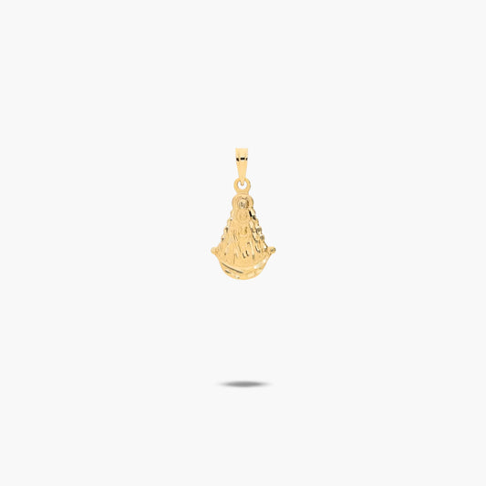 Medalla Virgen del Rocío de oro 18K 20 mm