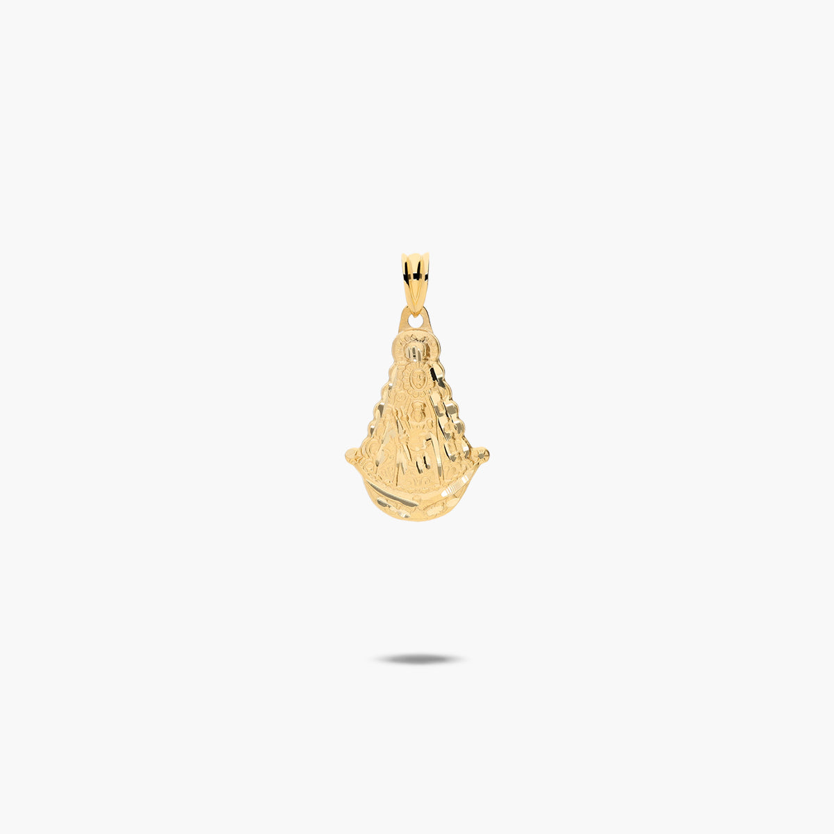 Medalla Virgen del Rocío de oro 18K 23 mm
