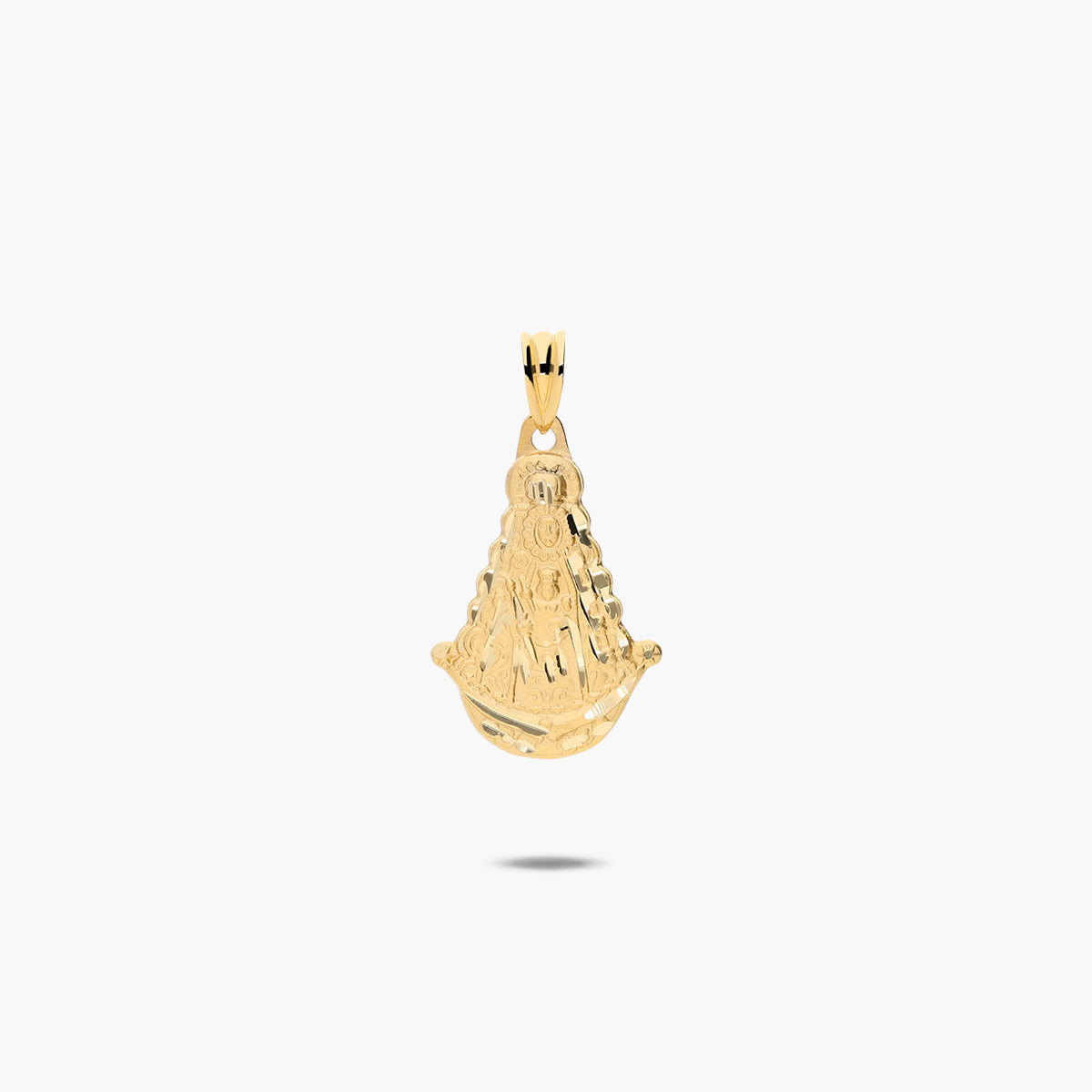 Medalla Virgen del Rocío de oro 18K 30 mm