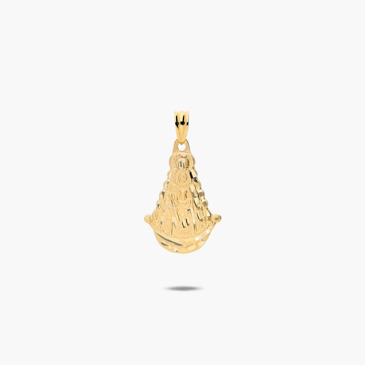 Medalla Virgen del Rocío de oro 18K 30 mm
