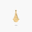 Medalla Virgen del Rocío de oro 18K 30 mm