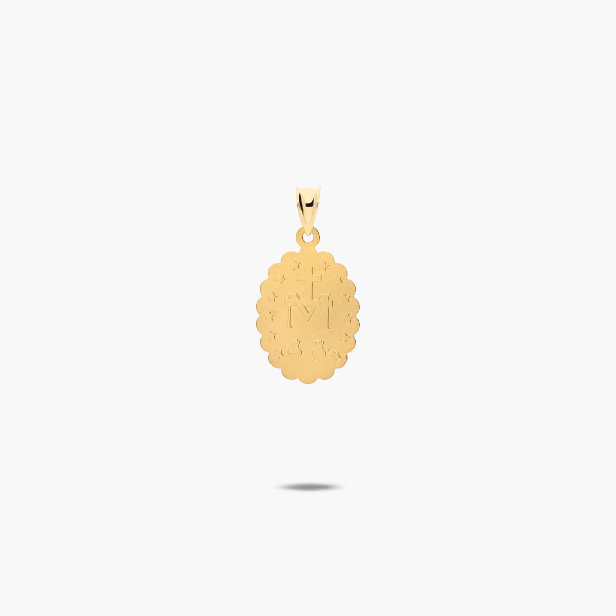 Medalla Virgen La Milagrosa de oro 18K 20 mm