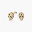 Pendientes de oro 18K circonitas 13 mm LEOPARD