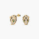 Pendientes de oro 18K circonitas 13 mm LEOPARD