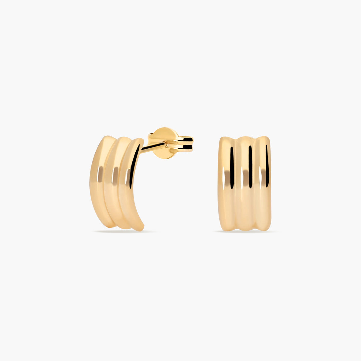 Pendientes de oro 18K 10 mm