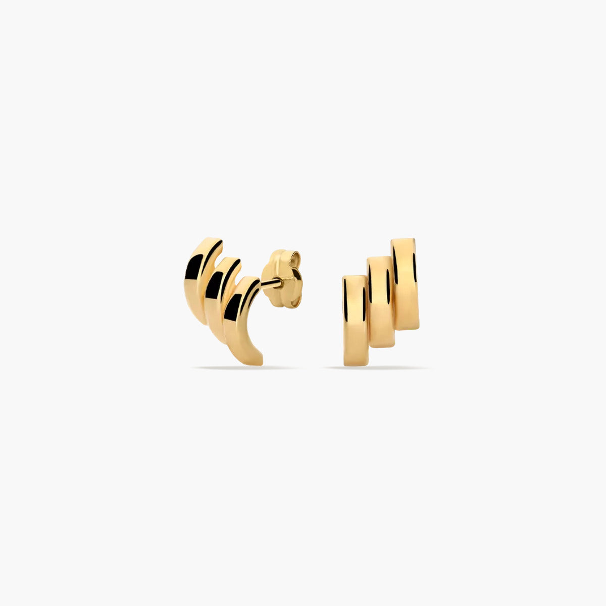 Pendientes de oro 18K 10 mm