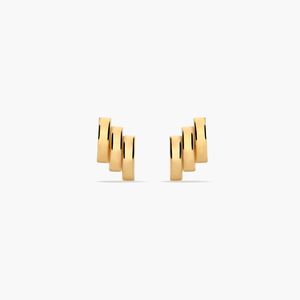 Pendientes de oro 18K 10 mm