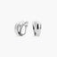 Pendientes de oro blanco 18K 13 mm
