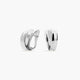 Pendientes de oro blanco 18K 13 mm