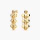 Pendientes largos de oro 18K 45 mm BANBISHN